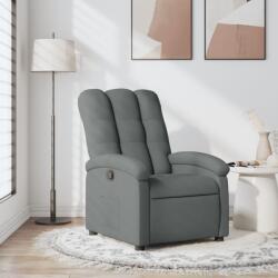 vidaXL Fotoliu rabatabil gri închis, material textil GartenMobel Dekor (3205381)