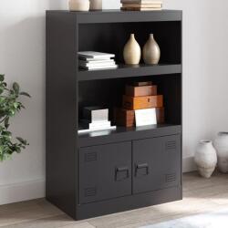 vidaXL Servanta, negru, 67x39x107 cm, otel GartenMobel Dekor (841667) Comoda