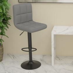 vidaXL Scaun de bar, gri deschis, material textil GartenMobel Dekor (334272)