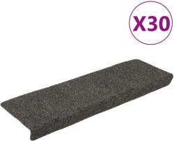 vidaXL Covorase autoadezive pentru scari, 30 buc. , 65x21x4 cm, antracit, cu margine dreptunghiulara GartenMobel Dekor (3365699) Covor