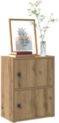vidaXL Biblioteca, stejar artizanal, 40x24x52 cm, lemn prelucrat GartenMobel Dekor (860363) Biblioteca