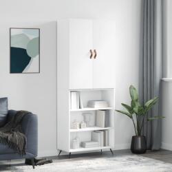 vidaXL Dulap înalt, alb, 69, 5x34x180 cm, lemn compozit GartenMobel Dekor (3196043) Comoda