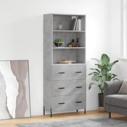 vidaXL Dulap înalt, gri beton, 69, 5x34x180, lemn compozit GartenMobel Dekor (3189393) Comoda