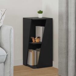 vidaXL Raft lateral Negru 33 x 32 x 70, 5 cm Lemn compozit GartenMobel Dekor (892408) Biblioteca