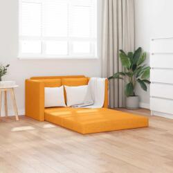 vidaXL Canapea extensibila 2 în 1 galben închis 112x174x55 cm tesatura GartenMobel Dekor (353972) Canapea
