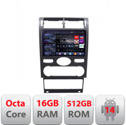Edotec Navigatie Android Ford Mondeo 2004-2007 QLED 2K GPS 16GB+512GB (KIT-mondeo2004+EDT-E809-2K)