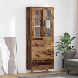vidaXL Bufet cu sertar Lemn Vechi 69, 5 x 34 x 90 cm Lemn compozit GartenMobel Dekor (3402695) Comoda
