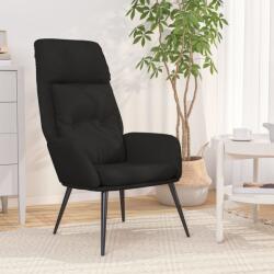 vidaXL Scaun de relaxare, negru, piele întoarsa ecologica GartenMobel Dekor (341283)