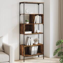 vidaXL Biblioteca cu 5 niveluri, stejar fumuriu, 76x33x188, 5 cm, lemn GartenMobel Dekor (839005) Biblioteca