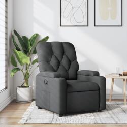 vidaXL Fotoliu rabatabil, gri închis, material textil GartenMobel Dekor (372480)
