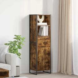 vidaXL Dulap pentru carti cu sertar Stejar fumuriu 43 x 36 x 150.5 cm GartenMobel Dekor (886626) Comoda