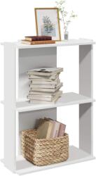 vidaXL Biblioteca cu 3 niveluri, alb, 60x30x80 cm, lemn de prelucrare GartenMobel Dekor (860256) Biblioteca