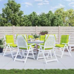 vidaXL Perne scaun cu spatar mic, 6 buc, vernil, tesatura Oxford GartenMobel Dekor (377706)