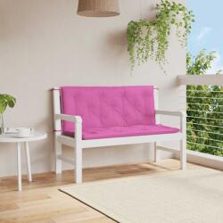 vidaXL Perne banca de gradina 2 buc. roz 120x50x7 cm textil GartenMobel Dekor (361695)