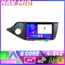 Edotec Navigatie Kia Ceed 2012-2018 Android 12, 4GB+64GB, CarPlay, 720P (NAV2-9-4+64|K-KI39)