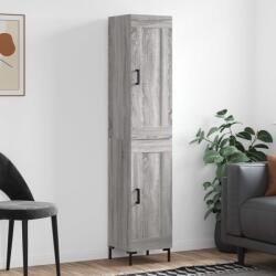 vidaXL Dulap înalt, gri sonoma, 34, 5x34x180 cm, lemn prelucrat GartenMobel Dekor (3200455) Comoda