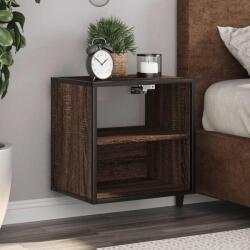 vidaXL Noptiere de perete, 2 buc. , stejar maro, 40x31x39, 5 cm GartenMobel Dekor (848753)