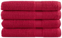 vidaXL Prosoape premium SOLUND 4 buc. rosu 100x200 cm 600 gsm GartenMobel Dekor (137414) Prosop