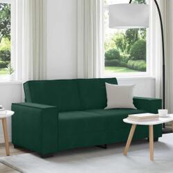 vidaXL Canapea cu 2 locuri, verde închis, 180x78x84 cm, catifea GartenMobel Dekor (4105022) Canapea