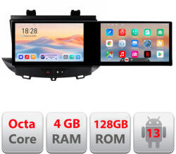 Edotec Navigatie Android Opel Grandland X/Crossland X 2016-2020, 10.5 inch, 4+128GB (Kit-grandland+EDT-E424)