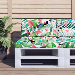 vidaXL Perne de paleti, 2 buc. , multicolor, textil GartenMobel Dekor (360728)