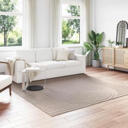 vidaXL Covor patrat bej 240x240 cm, antiderapant, model Nisip Zen (42022592) Covor