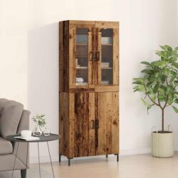 vidaXL Bufet 2 pcs Lemn vechi 69, 5 x 34 x 180 cm Lemn compozit GartenMobel Dekor (3334349) Comoda