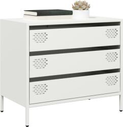 vidaXL Dulap, alb, 68x39x58, 5 cm, otel laminat la rece GartenMobel Dekor (851297) Comoda