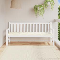 vidaXL Perna banca de gradina, crem, 180x50x7 cm, textil oxford GartenMobel Dekor (361623)