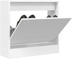 vidaXL Pantofar, alb, 60x21x57 cm, lemn prelucrat GartenMobel Dekor (839882) Pantofar