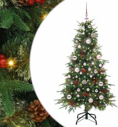 vidaXL Brad de Craciun artificial cu ramuri articulare Verde 150 cm GartenMobel Dekor (3397408)