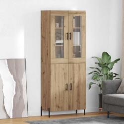 vidaXL Bufet Stejar Artizanal 69, 5 x 34 x 180 cm Lemn compozit GartenMobel Dekor (3416036) Comoda