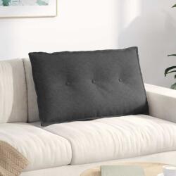 vidaXL Perna pentru spate Gri închis 80 x 50 cm Tesatura din corduroy GartenMobel Dekor (42014737)