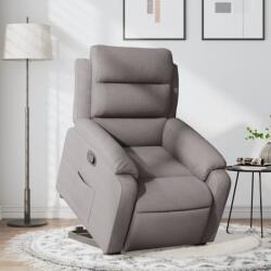 vidaXL Fotoliu rabatabil cu ridicare pe verticala, gri taupe, textil GartenMobel Dekor (3204988)