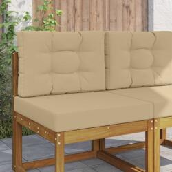 vidaXL Perna pentru canapea de exterior 2 pcs Bej Poliester GartenMobel Dekor (900730)