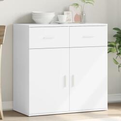 vidaXL Servanta, alb, 79x38x80 cm, lemn compozit GartenMobel Dekor (840520) Comoda