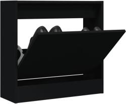 vidaXL Pantofar, negru, 60x21x57 cm, lemn compozit GartenMobel Dekor (839883) Pantofar