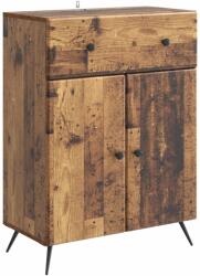 vidaXL Bufet cu sertar Lemn vechi 66 x 34, 5 x 90 cm Lemn prelucrat GartenMobel Dekor (895563) Comoda