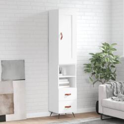 vidaXL Dulap înalt, alb, 34, 5x34x180 cm, lemn prelucrat GartenMobel Dekor (3200233) Comoda