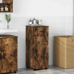 vidaXL Dulap de Baie Stejar afumat 30 x 35 x 80 cm Lemn compozit GartenMobel Dekor (883329)