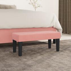 vidaXL Banca, roz, 70x30x30 cm, catifea GartenMobel Dekor (346643)