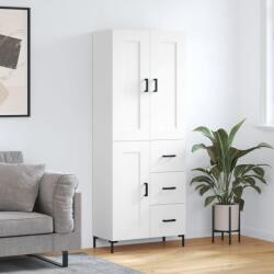 vidaXL Dulap înalt, alb, 69, 5x34x180 cm, lemn compozit GartenMobel Dekor (3200001) Comoda
