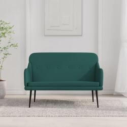 vidaXL Banca, verde închis, 110x76x80 cm, textil GartenMobel Dekor (351487)