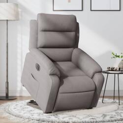 vidaXL Fotoliu electric rabatabil cu ridicare, gri taupe, textil GartenMobel Dekor (3205012)