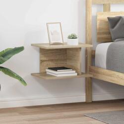 vidaXL Noptiera 2 pcs Stejar Sonoma 40 x 30 x 25 cm Lemn compozit GartenMobel Dekor (891173)