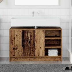 vidaXL Dulap pentru chiuveta Lemn Vechi 90 x 29 x 55 cm Lemn compozit GartenMobel Dekor (869209)