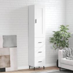 vidaXL Dulap înalt, alb, 34, 5x34x180 cm, lemn prelucrat GartenMobel Dekor (3200209) Comoda
