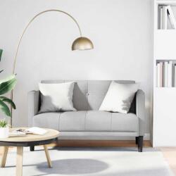 vidaXL Canapea loveseat, gri nor, 111 cm, textil GartenMobel Dekor (4100568) Canapea