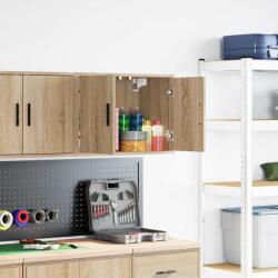 vidaXL Dulap de perete de garaj din lemn de stejar Sonoma GartenMobel Dekor (860647) Comoda