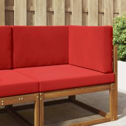 vidaXL Perna pentru canapea de exterior 3 pcs Rosu Poliester GartenMobel Dekor (900869)